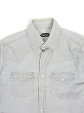 Load image into Gallery viewer, Tom Ford Denim Western Shirt Size Medium
