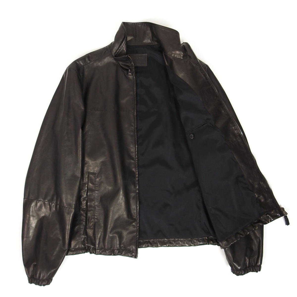 Prada Lamb Leather Jacket Size 48 – I Miss You MAN