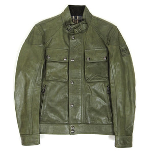 Belstaff Leather Jacket Size 48