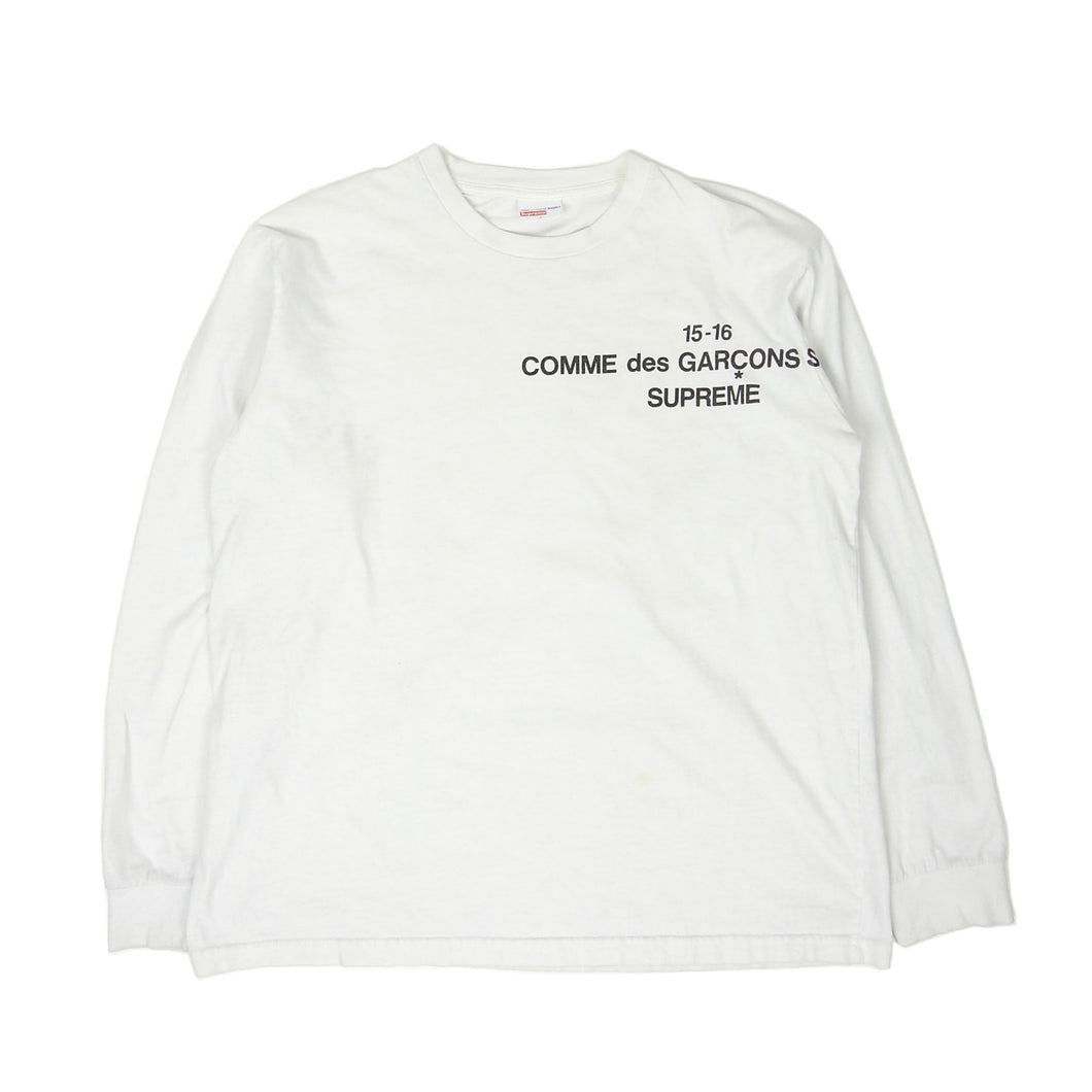 Comme Des Garçons x Supreme LS T-Shirt Size Large