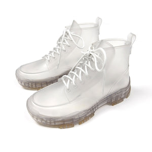 Dior Homme x Daniel Arsham Transparent Boots Size 43