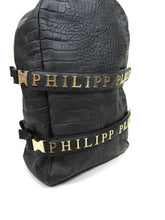 Load image into Gallery viewer, Philipp Plein Embossed Leather Backpack
