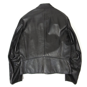 Maison Margiela Leather Moto Jacket Size 50