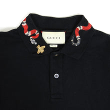 Load image into Gallery viewer, Gucci Embroidered Snake Polo Size Small
