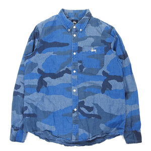 Stussy Camo Shirt Size Medium