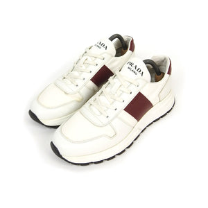 Prada Match Race Leather & Nylon Sneakers Size 9.5