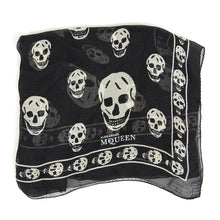 Load image into Gallery viewer, Alexander MxQueen Silk Skull Scarf
