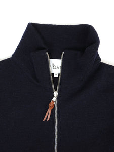 Albam Milano Funnel Neck Pullover with Half Zip Size Medium