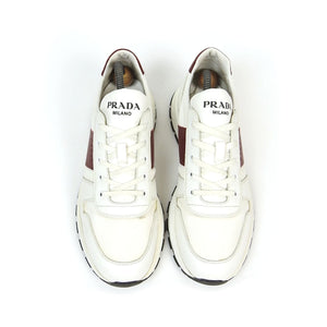 Prada Match Race Leather & Nylon Sneakers Size 9.5