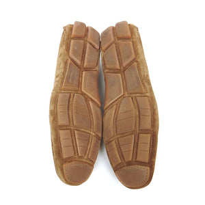 Salvatore Ferragamo Woven Suede Loafers Size 11.5