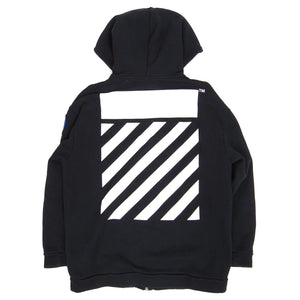 Off-White Patches Oversized Zip Hoodie Size XS