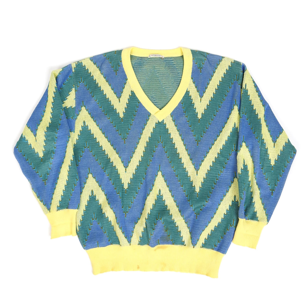 Saint Laurent Rive Gauche V Neck Sweater Size 4