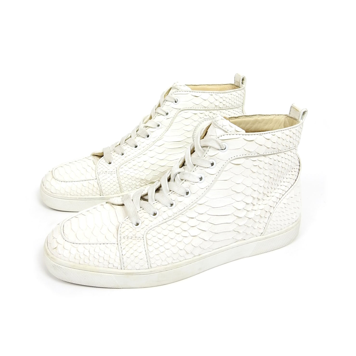 Christian Louboutin Python High Top Sneakers Size 43 – I Miss You MAN