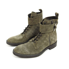 Load image into Gallery viewer, Louis Vuitton Suede Combat Boots Size 11
