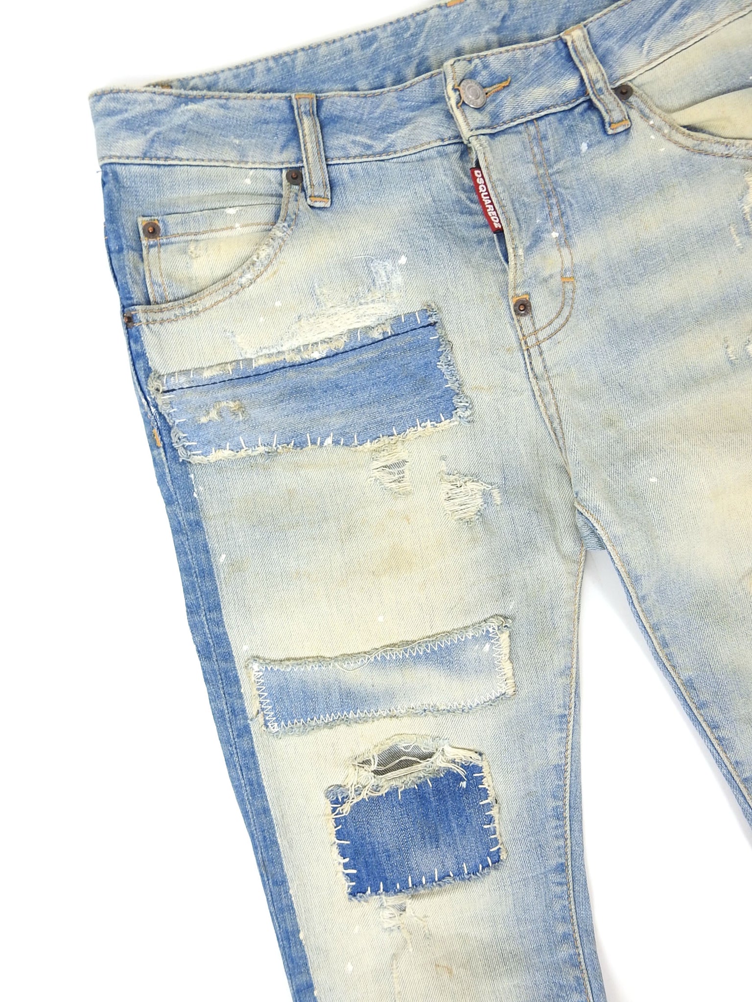 Dsquared2 ripped hot sale jeans