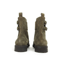Load image into Gallery viewer, Louis Vuitton Suede Combat Boots Size 11

