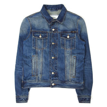 Load image into Gallery viewer, AMI Paris Denim Trucker Jacket Size Medium
