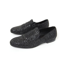 Load image into Gallery viewer, Jimmy Choo Glitter Loafers Size 43
