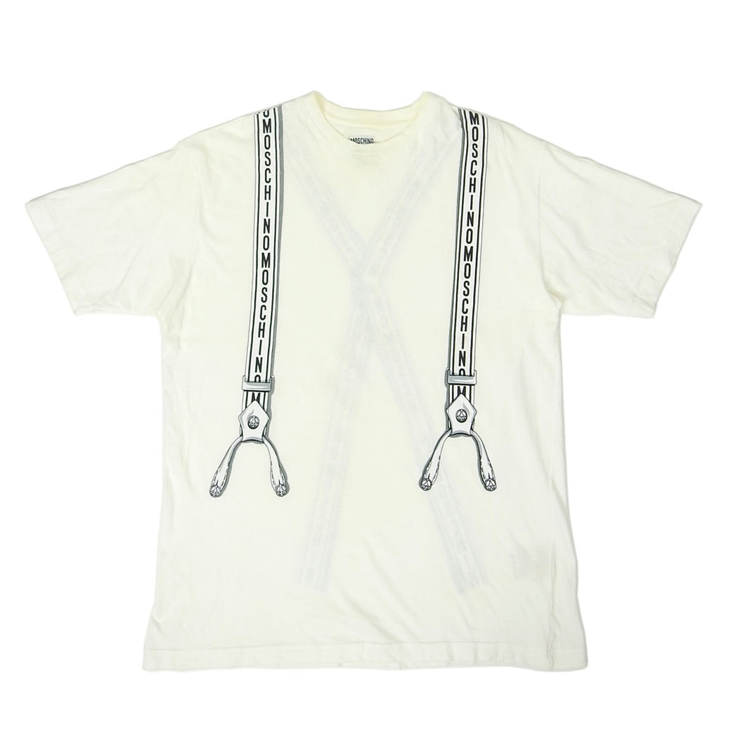 Moschino Jeans Suspender T-Shirt Size Medium