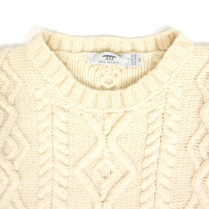 Inis Meain Cableknit Sweater Size Medium