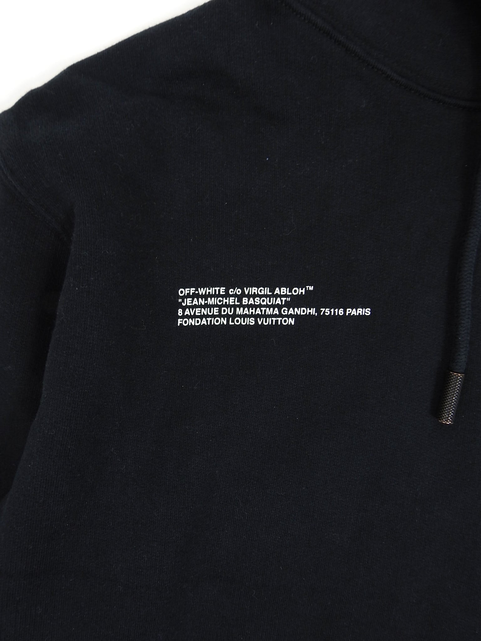 Off white 2025 basquiat hoodie