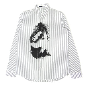 McQ Graphic Stripe Button Up Size 50