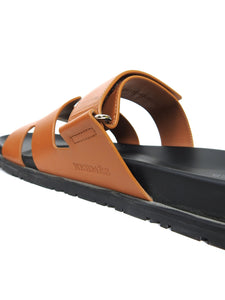 Hermes Chypre Leather Sandals Size 12