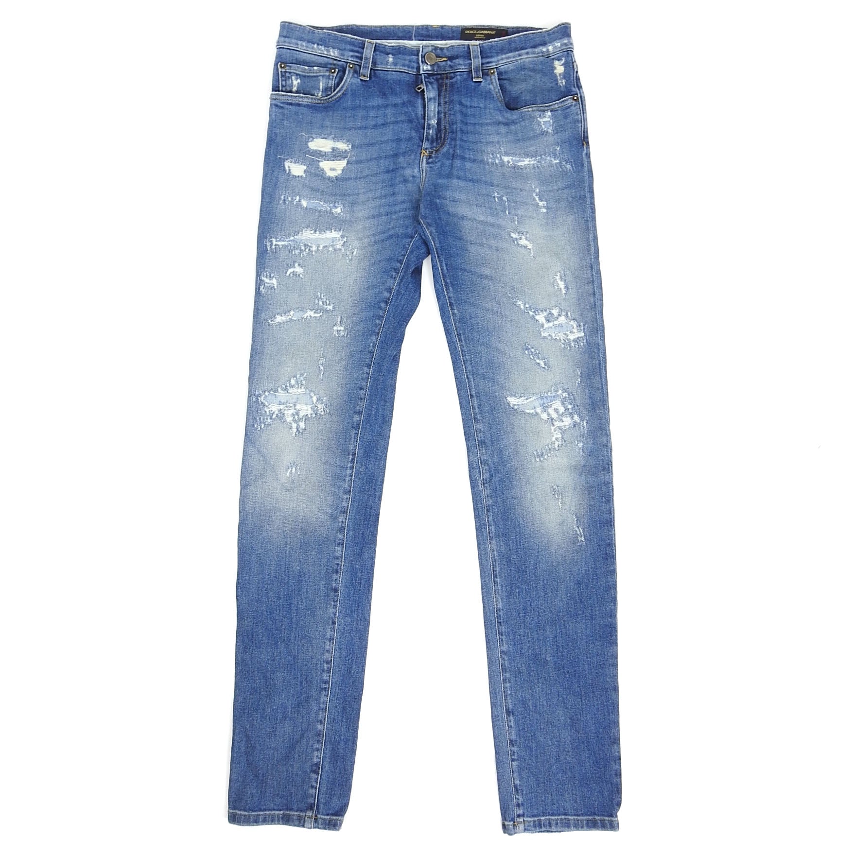 Dolce Gabbana Distressed Denim Size 50