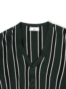 AMI Striped Wool Cardigan Size Medium