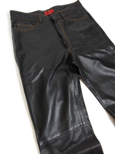 Load image into Gallery viewer, Hugo Boss Leather Trousers Size 32
