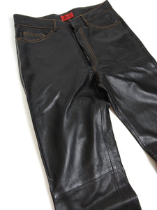 Hugo Boss Leather Trousers Size 32