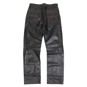 Hugo Boss Leather Trousers Size 32