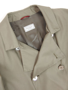 Brunello Cucinelli S/S'22 Silk Trench Coat Size 50