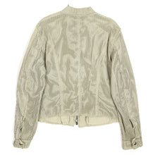 Load image into Gallery viewer, Dolce &amp; Gabbana Leather Laser Cut Moto Jacket Size 50
