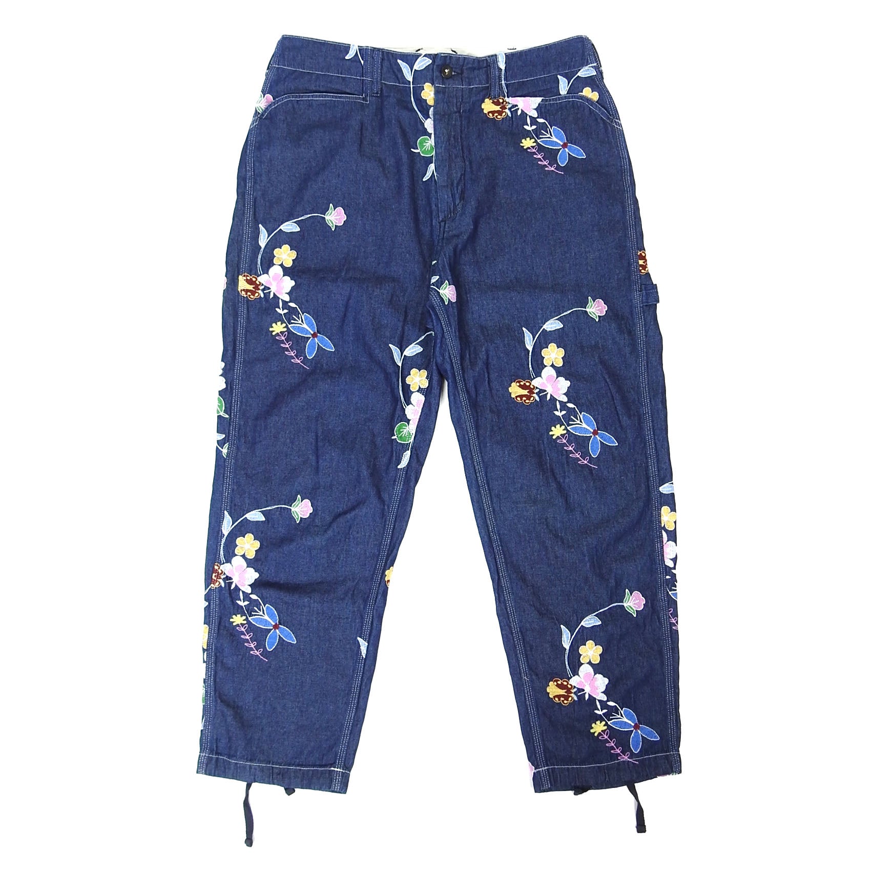 Engineered Garments Floral Embroidered Denim Size Small – I Miss You MAN