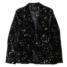 Load image into Gallery viewer, John Varvatos x Led Zeppelin Velour Splatter Blazer Size 48
