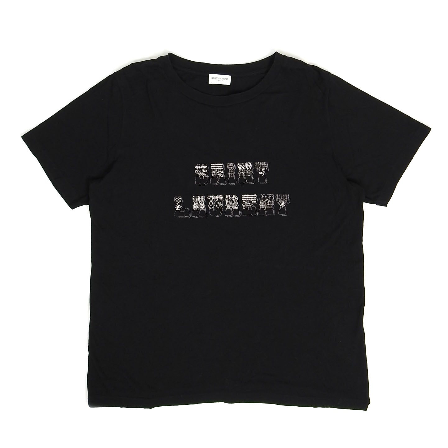 Black saint laurent shirt sale