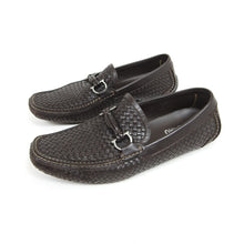 Load image into Gallery viewer, Salvatore Ferragamo Woven Leather Loafers Size 11.5
