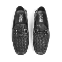 Load image into Gallery viewer, Salvatore Ferragamo Woven Leather Loafers Size 11.5
