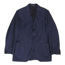 Load image into Gallery viewer, Lardini Loro Piana Fabric Striped Tasmanian Wool Suit Size 52
