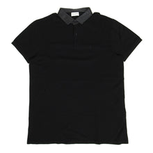 Load image into Gallery viewer, Saint Laurent Pique Polo with Leather Collar Size Large
