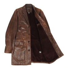 Load image into Gallery viewer, John Varvatos Leather Coat Size 48
