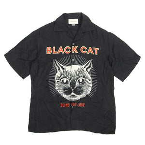 Gucci black cat blind for love shirt on sale