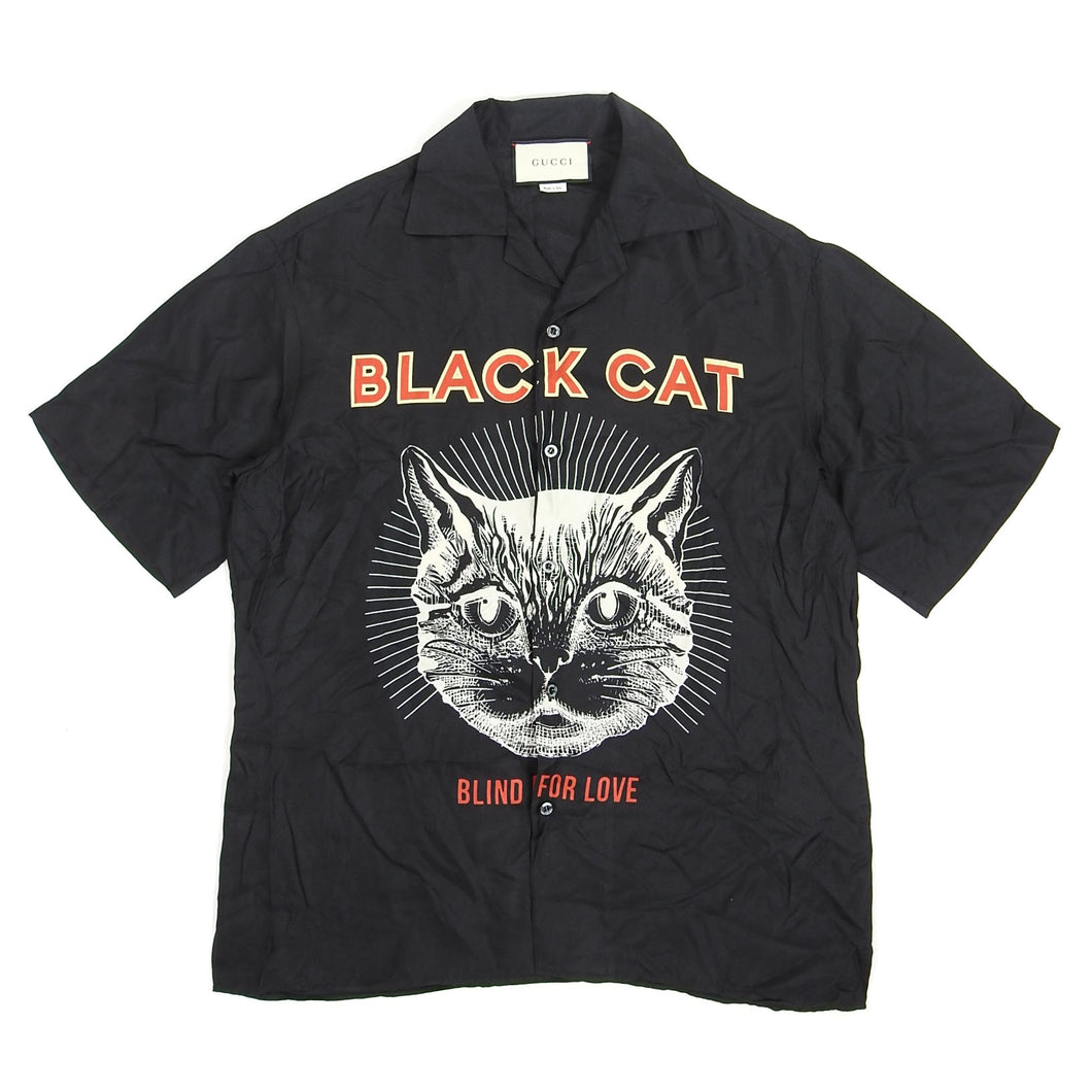 Gucci Black Cat Short Sleeve Short