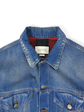 Load image into Gallery viewer, Gucci Embroidered Denim Jacket Size 52
