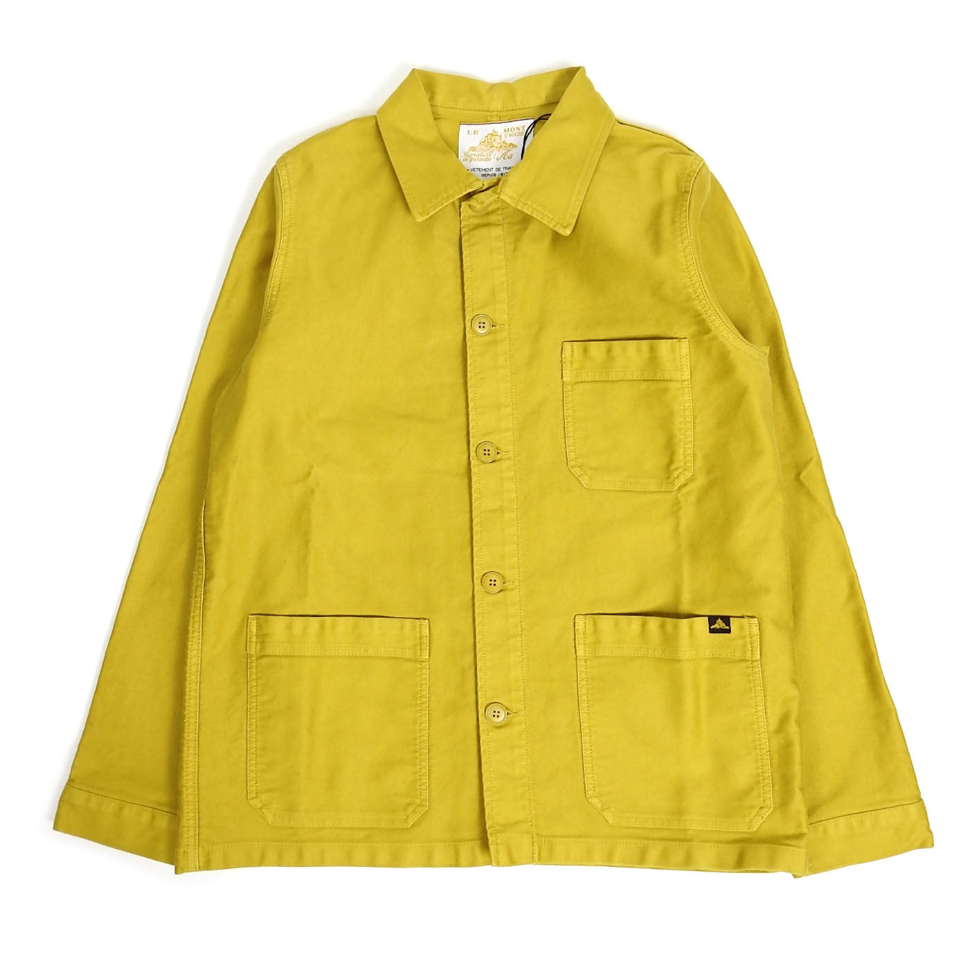 Le Mont St Michel Moleskin Chore Jacket Size 44 – I Miss You MAN
