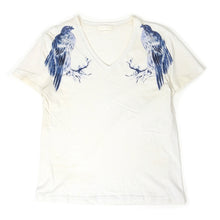 Load image into Gallery viewer, Alexander McQueen Graphic V-Neck T-Shirt Size Small
