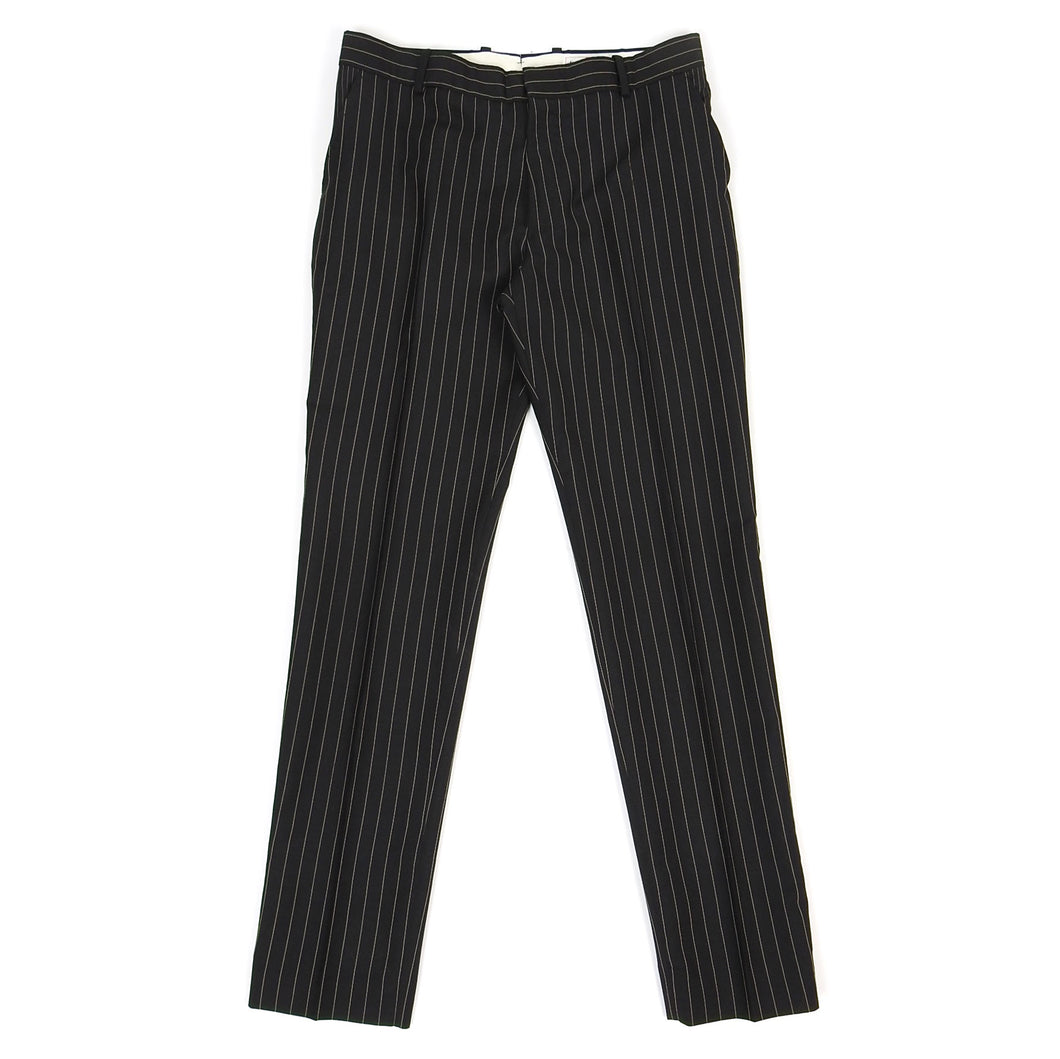 Alexander McQueen Striped Wool Trousers Size 48