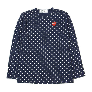 Comme Des Garçons PLAY Polka Dot T-Shirt Size XL