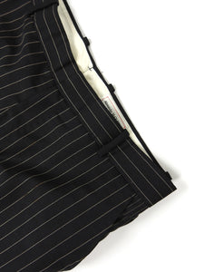 Alexander McQueen Striped Wool Trousers Size 48